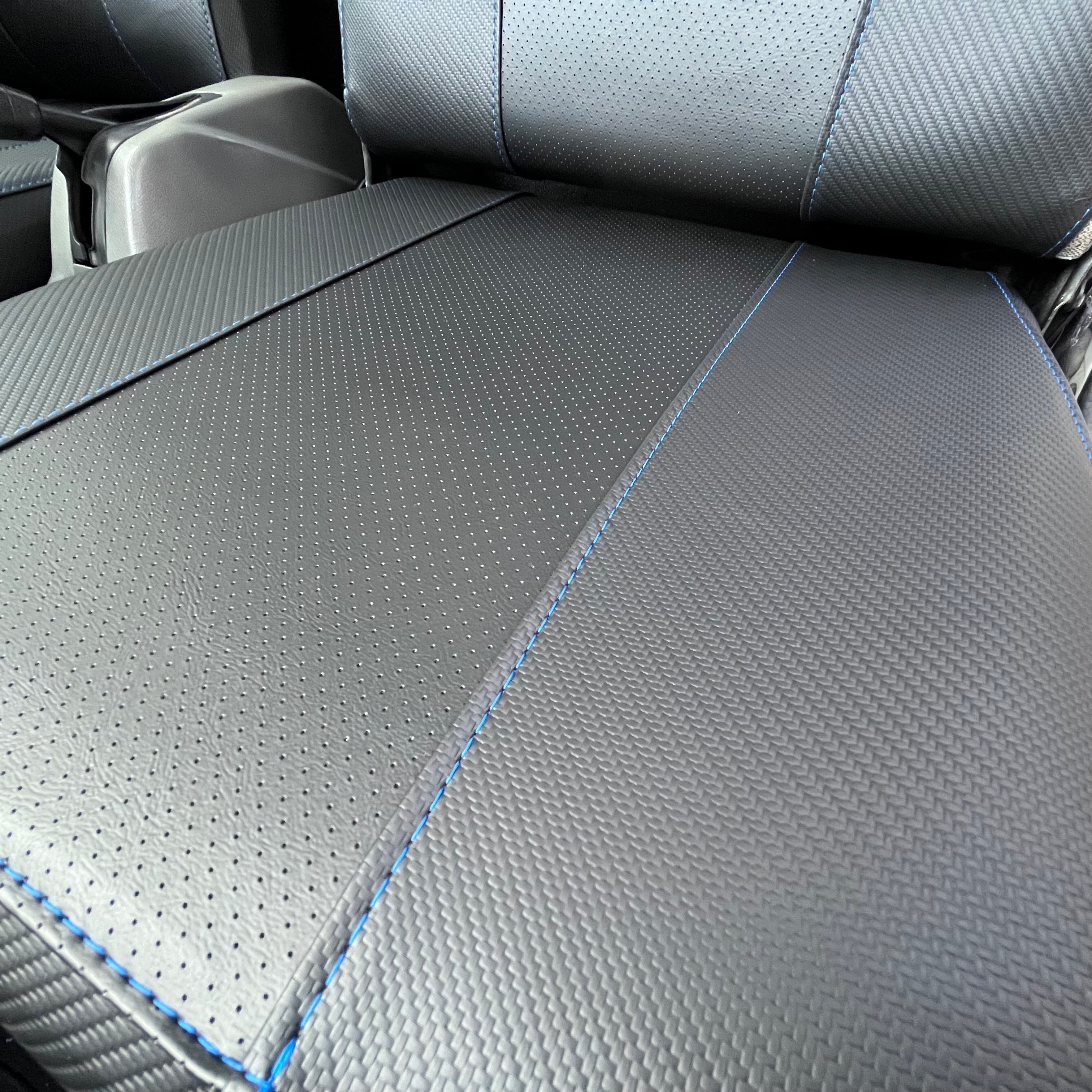 Daihatsu Hijet Seat Covers 1994-1998 Carb Blk / Blk Perf - Pick your stitching color