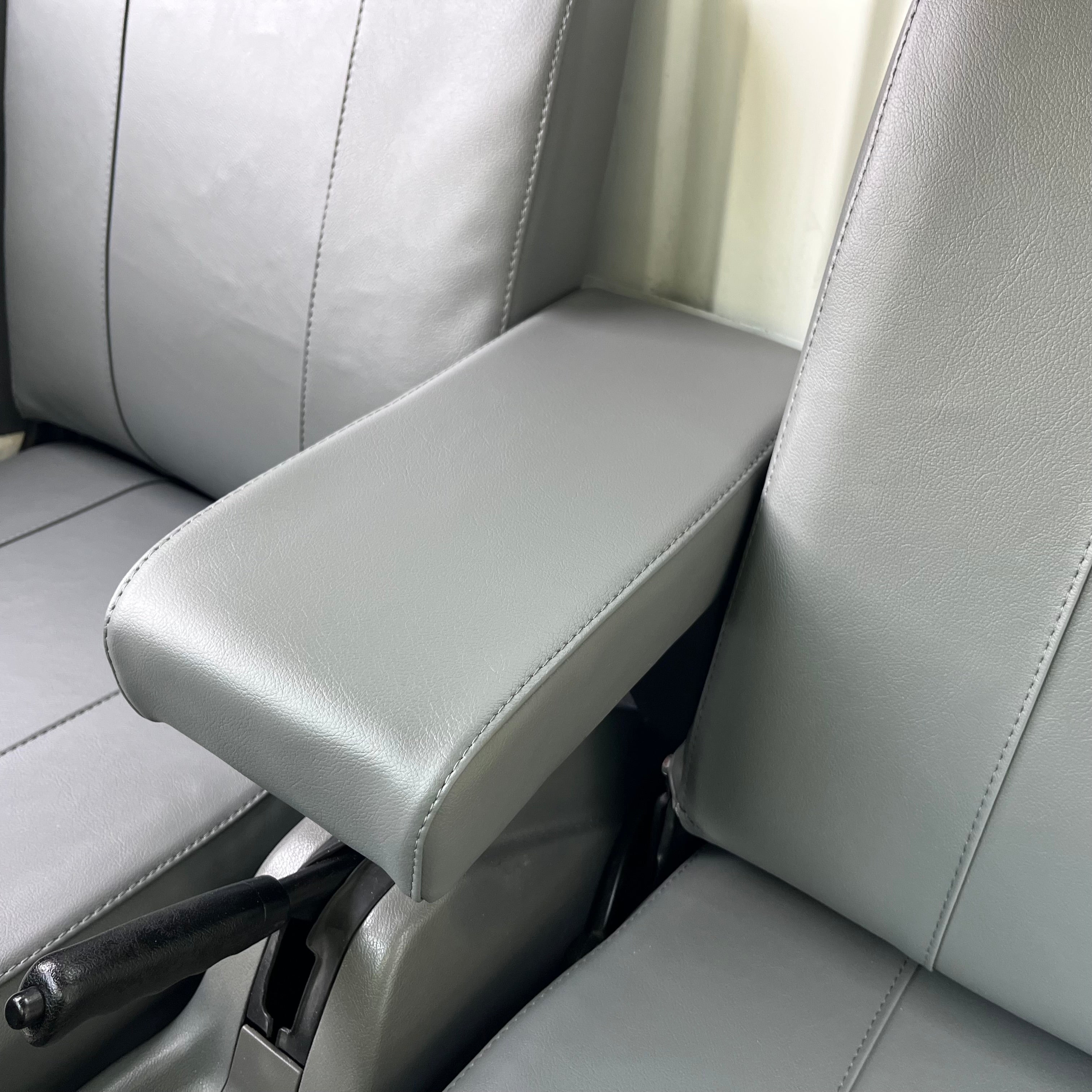 Subaru Sambar Armrest w/Cupholder and Bracket  1991-1998 Grey