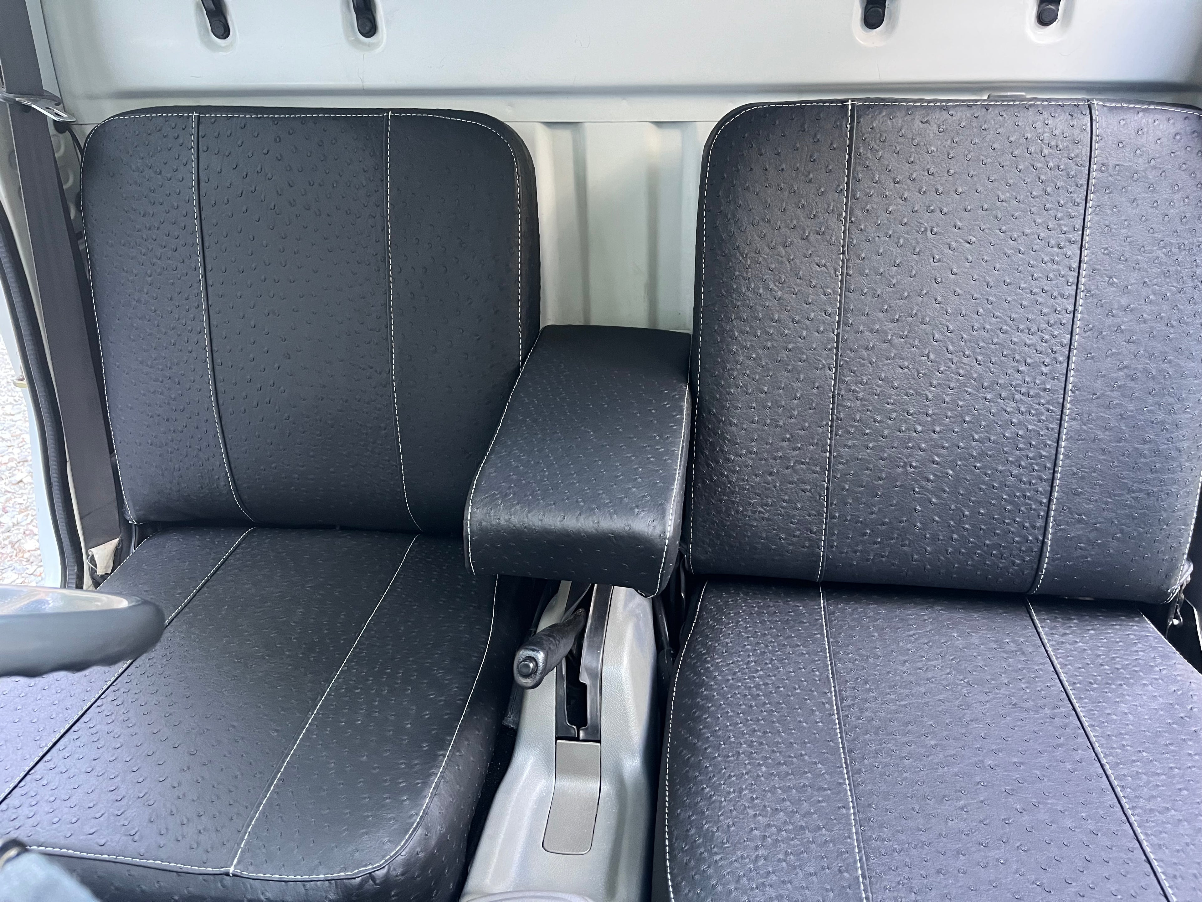 Subaru Sambar Seat Covers 1991-1998 BLACK OSTRICH PICK YOUR STITCHING