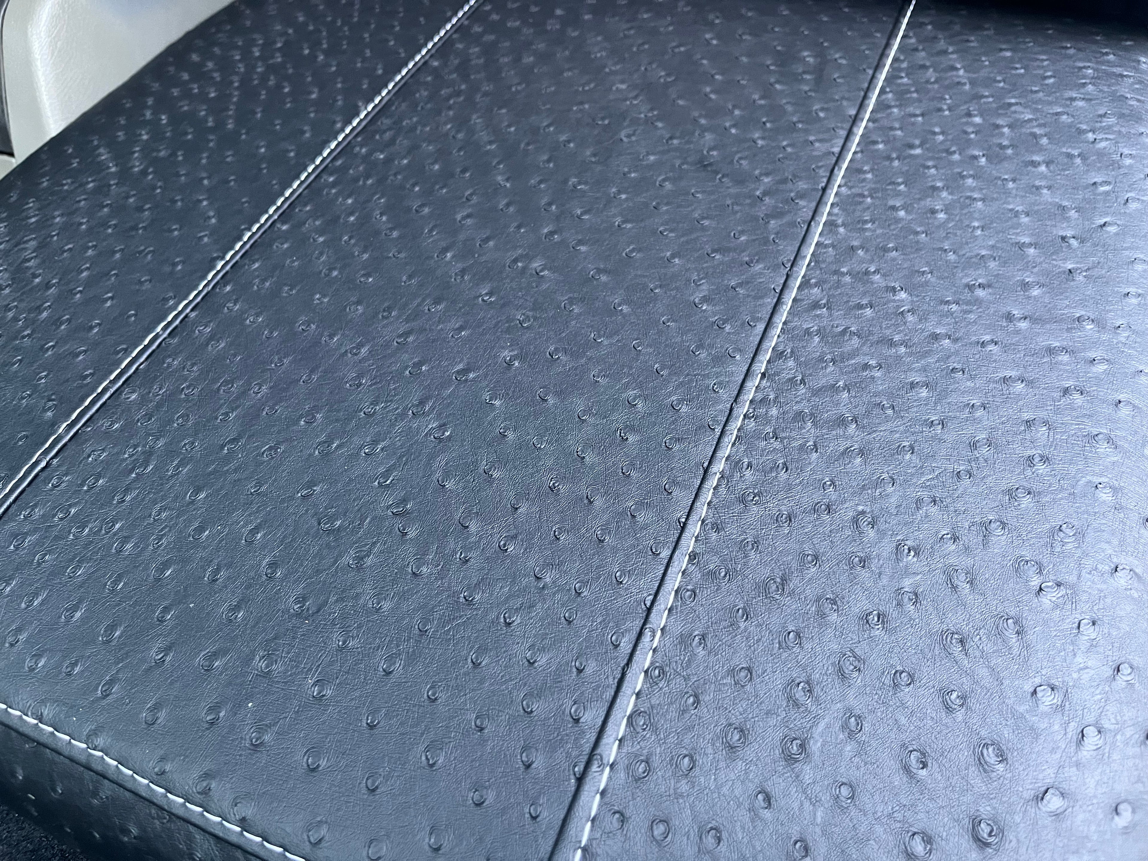 Subaru Sambar Seat Covers 1991-1998 BLACK OSTRICH PICK YOUR STITCHING