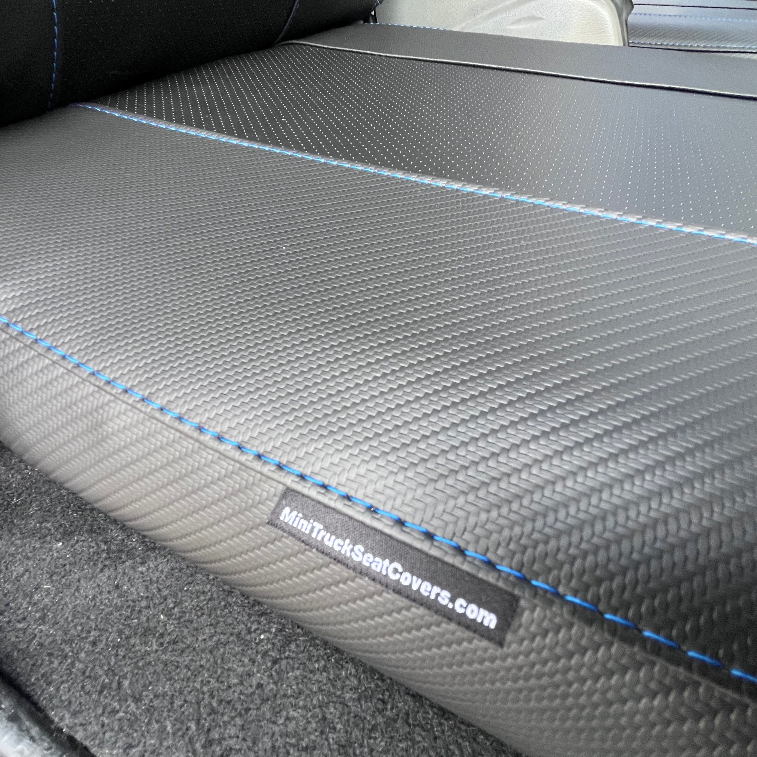 Daihatsu Hijet Seat Covers 1994-1998 Carb Blk / Blk Perf - Pick your stitching color