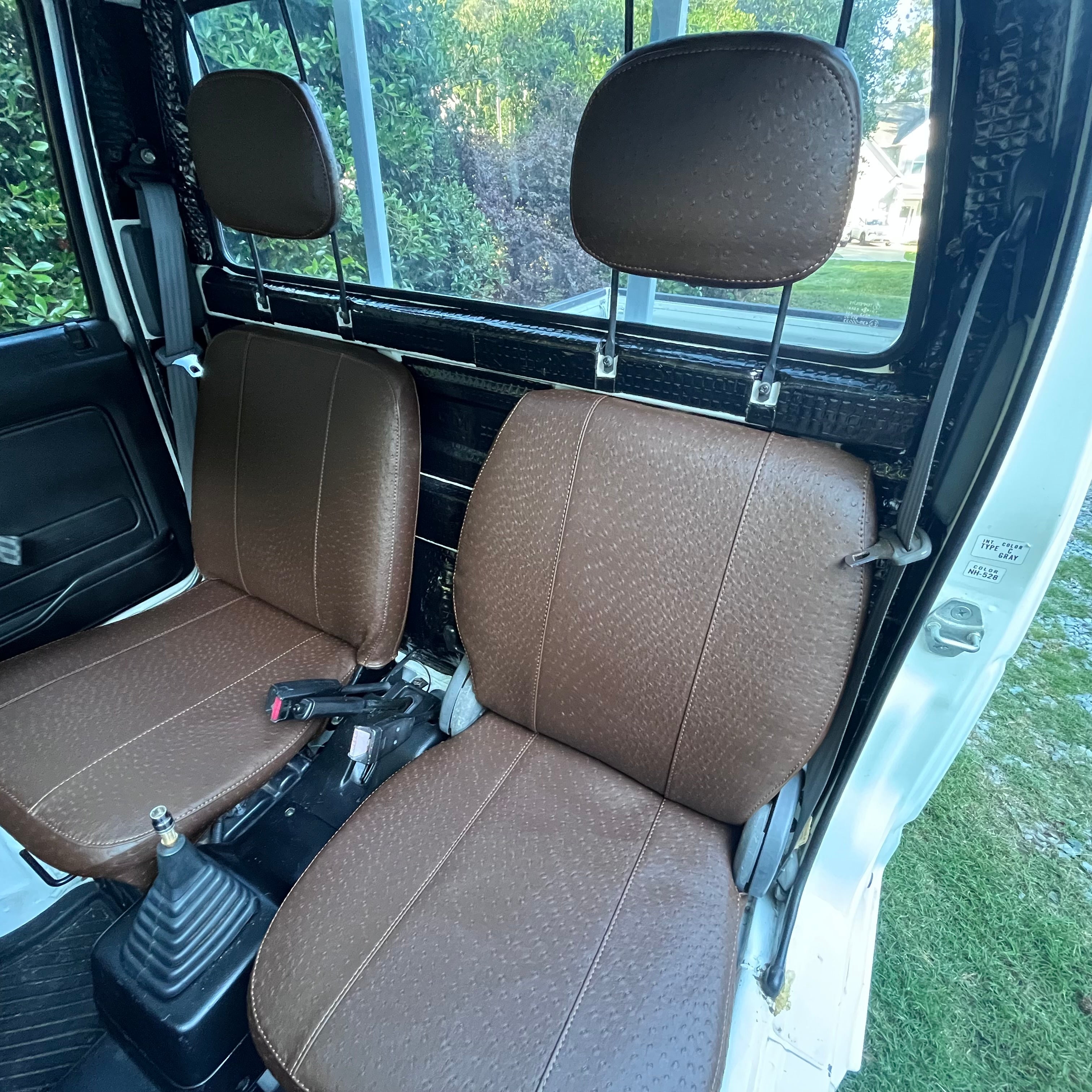 Suzuki Carry Seat Covers 1991-1999 (Cocoa Brown Ostrich)