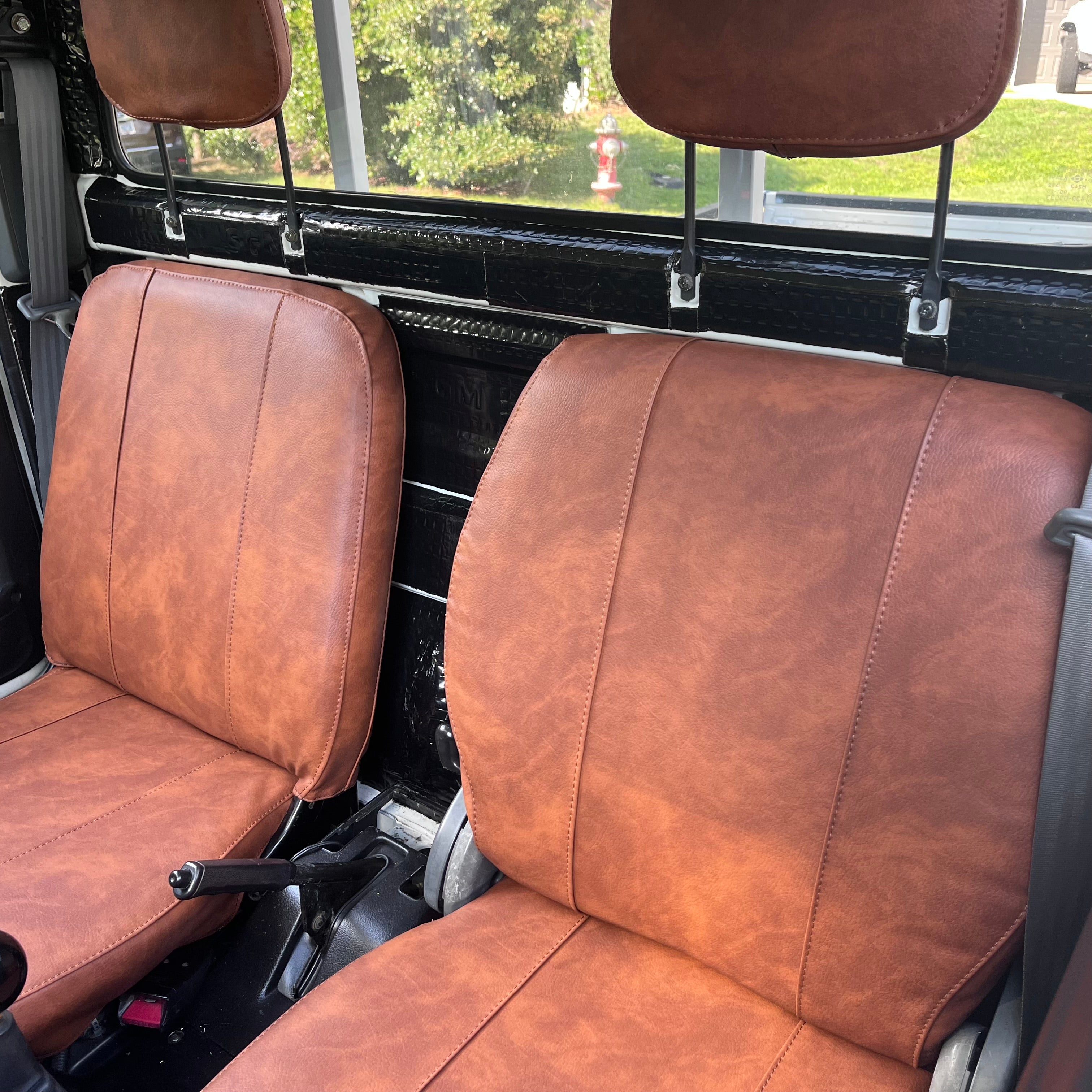 Honda Acty Seat Covers 1990-1998 Saddle Brown Sunbrella