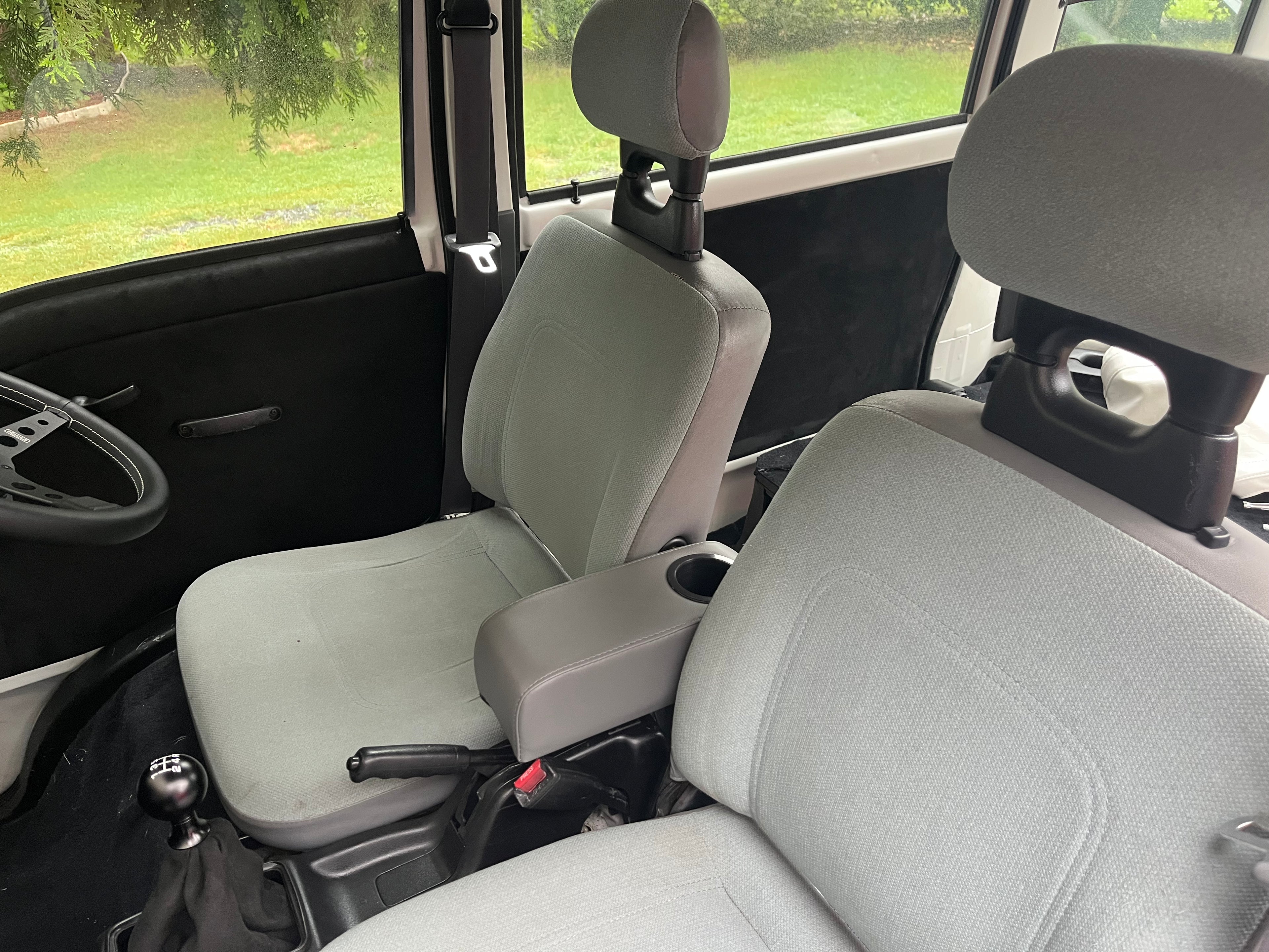 Subaru Sambar KV VAN Armrest and Bracket  1991-1998 Grey