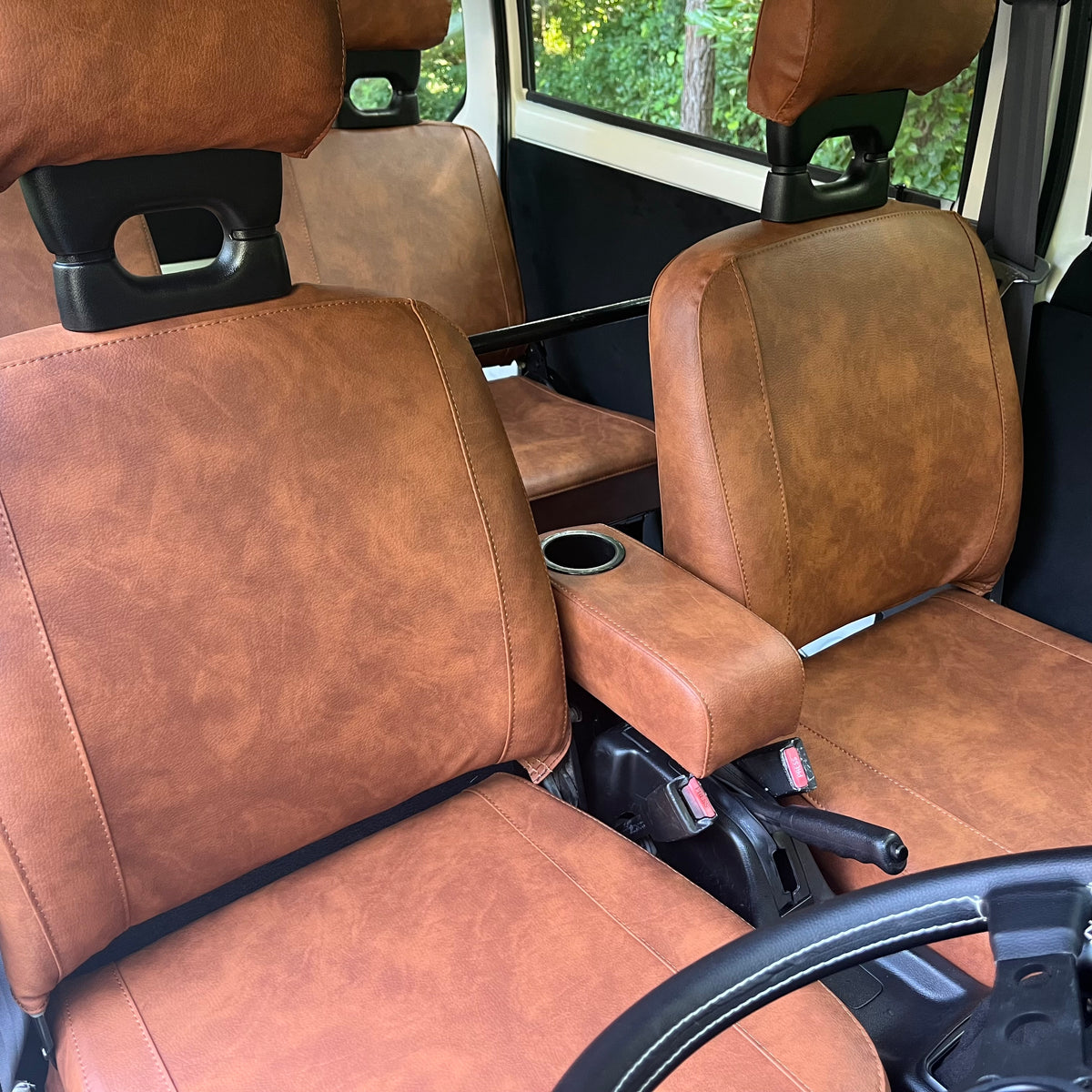 Subaru Sambar Seat Covers 1990-1999 KV3 / KV4 VAN Saddle Sunbrella