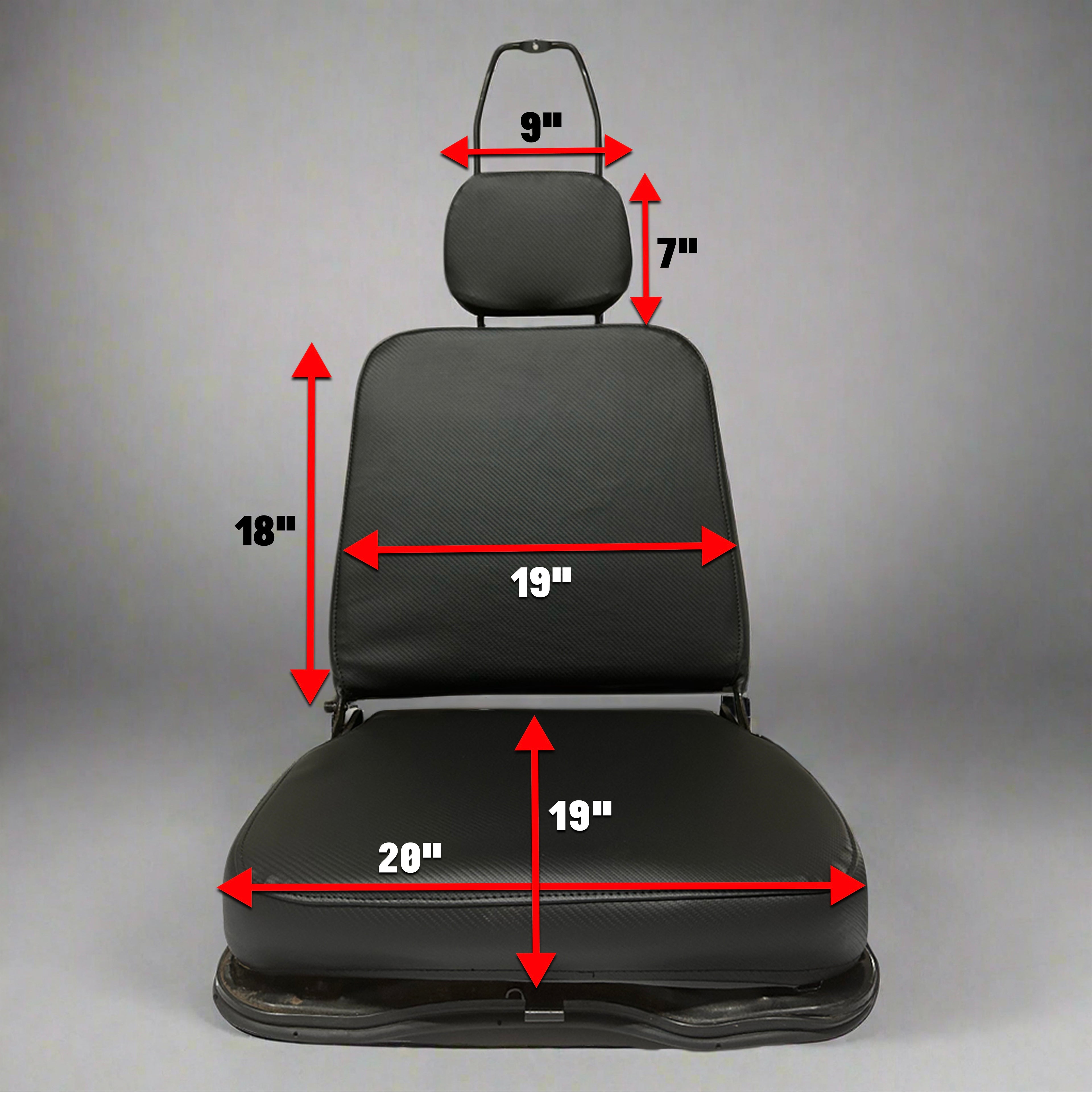 1999-2010 Daihatsu Hijet seat covers (Carbon Fiber)