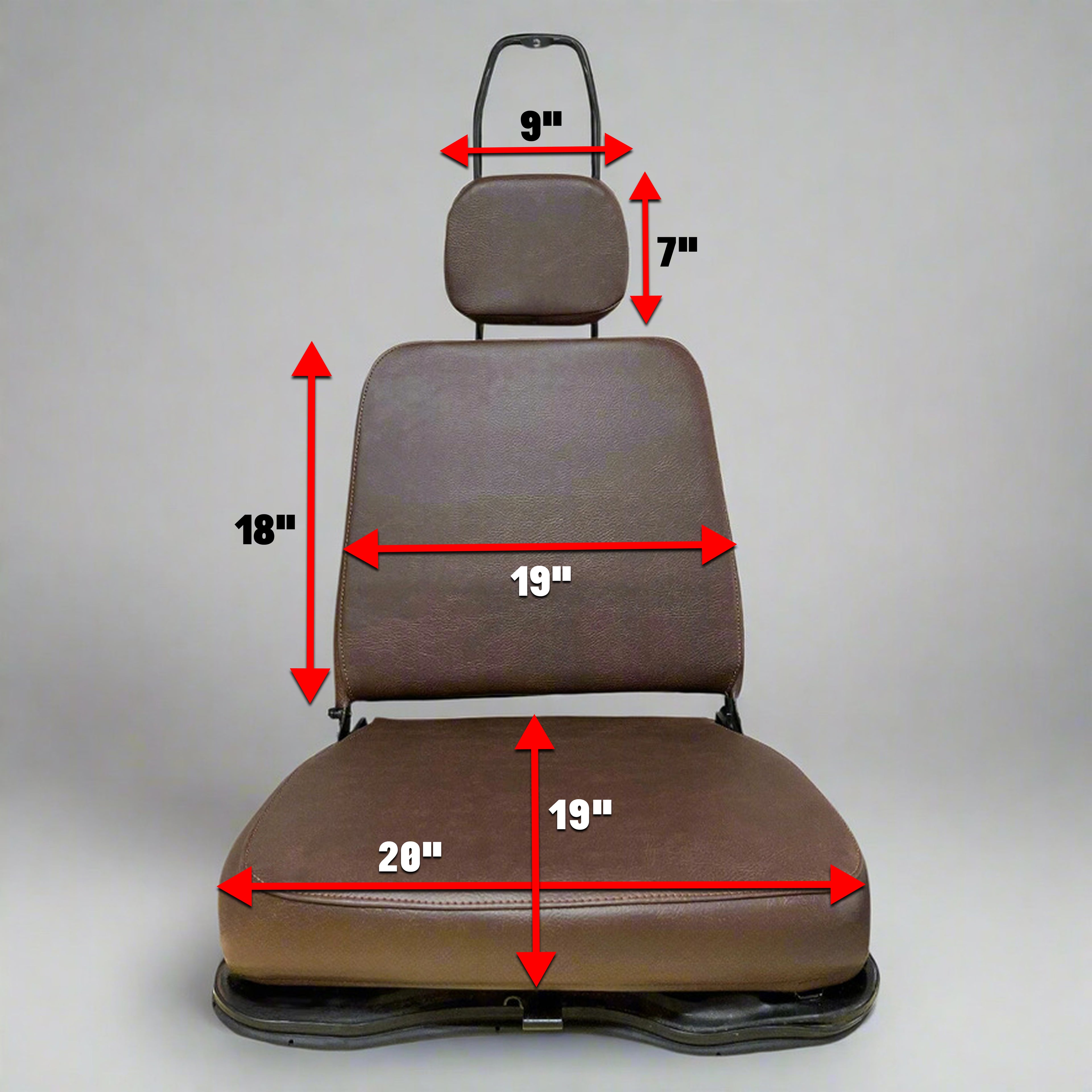 1999-2010 Daihatsu Hijet seat covers (Distressed Brown)